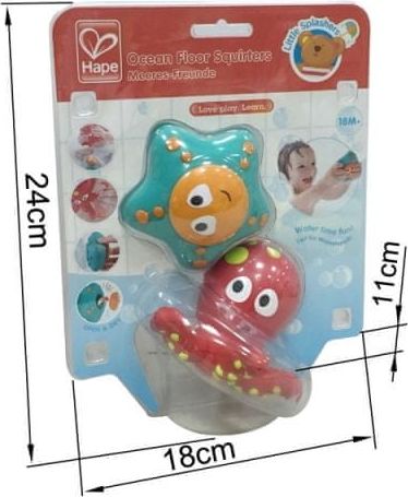 Hape Hračky do vody - stříkací chobotnice s hvězdicí - obrázek 1