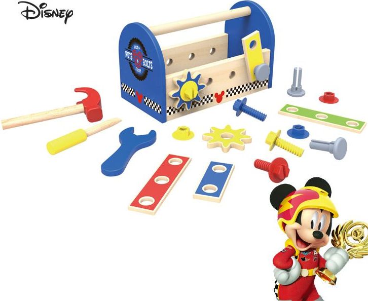 Derrson Disney Mickeyho dřevěné nářadí v boxu - obrázek 1