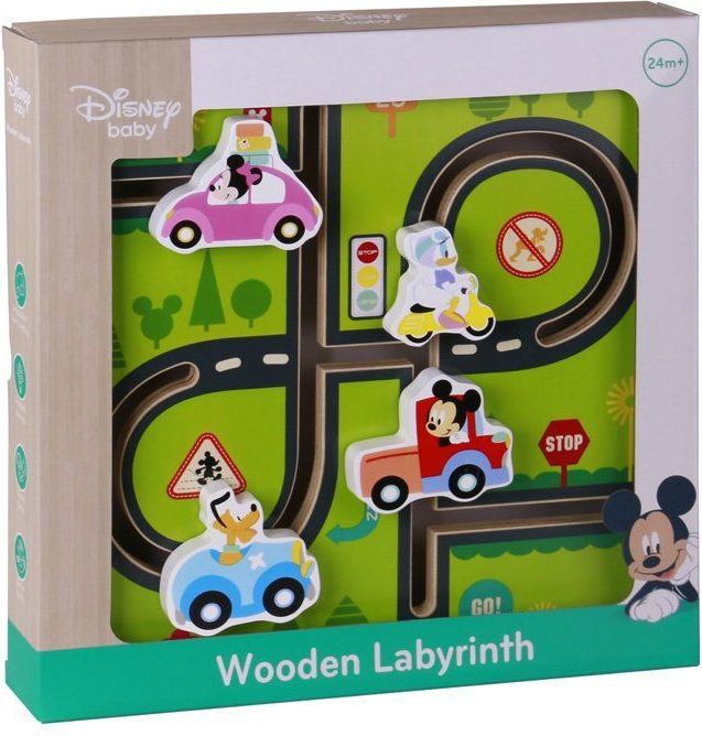 Derrson Disney Dřevěný motorický labyrint Mickeyho svět - obrázek 1