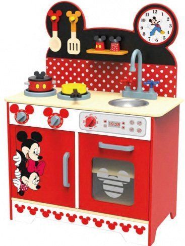 Derrson Disney Dřevěná kuchyňka XL Mickey a Minnie - obrázek 1