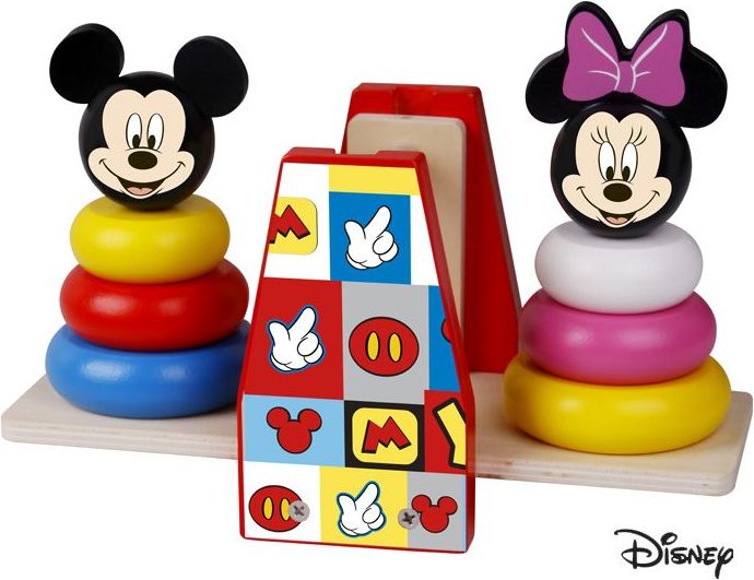 Derrson Disney Dřevěná balanční hra Mickey a Minnie - obrázek 1