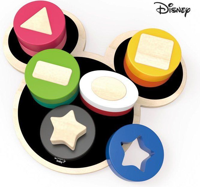 Derrson Disney Dřevěné motorické tvary Mickey - obrázek 1
