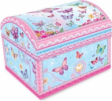 Adam Toys, Hrací skříňka s tančící baletkou - růžová - obrázek 1