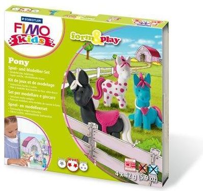 Sada FIMO® 8034 kids form&play "Pony" Poníci - obrázek 1