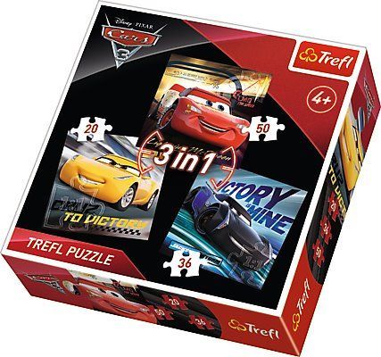 Trefl 3v1 Cars III - obrázek 1