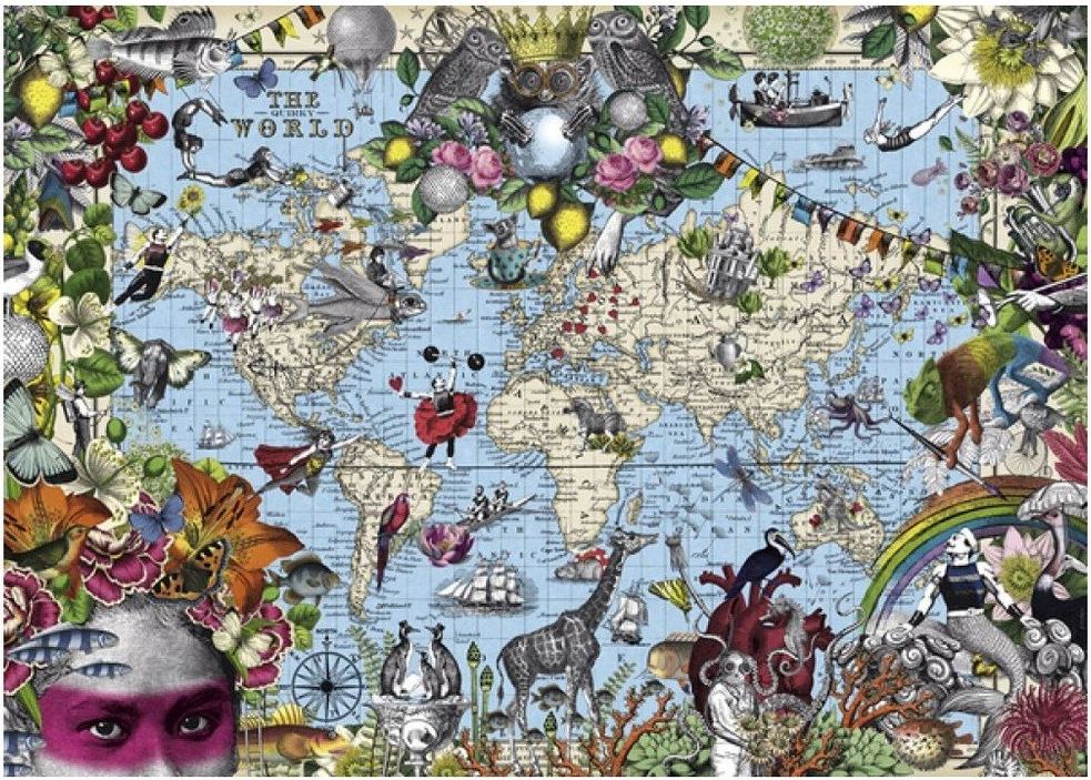 Heye Puzzle 2000 dílků Quirky World - obrázek 1
