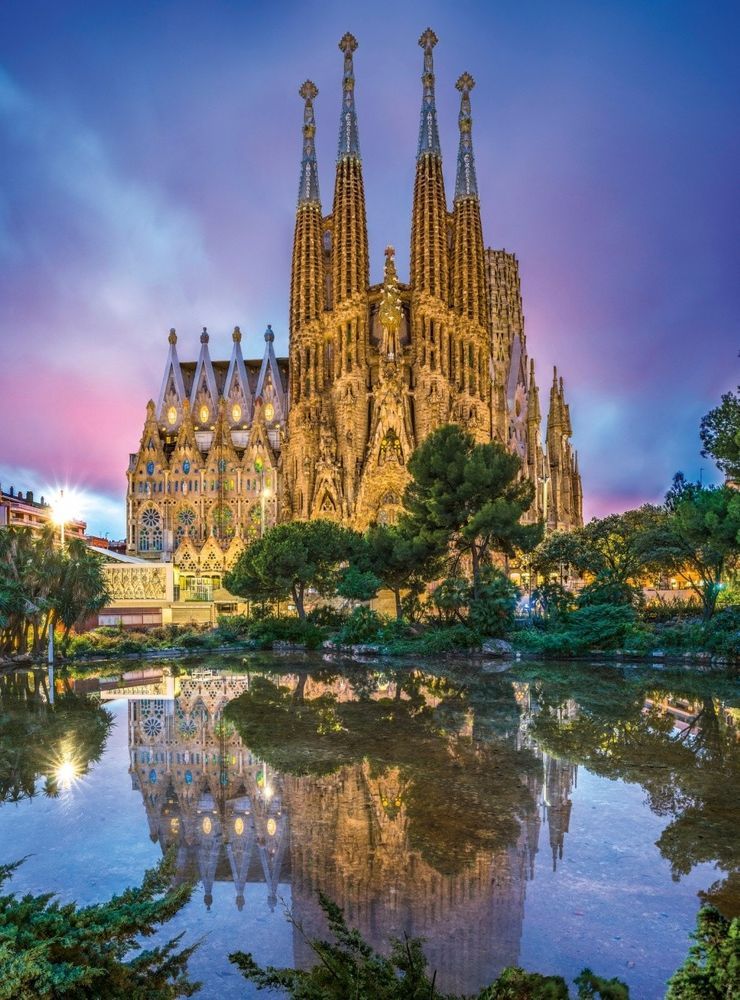 Clementoni Puzzle 500 dílků Sagrada Familia, Barcelona - obrázek 1