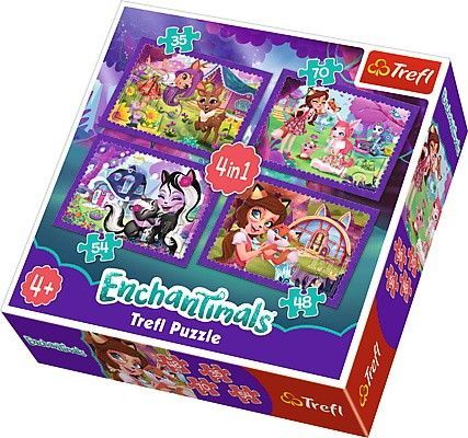 Trefl 4v1 Zábava s priateľmi Enchantimals - obrázek 1
