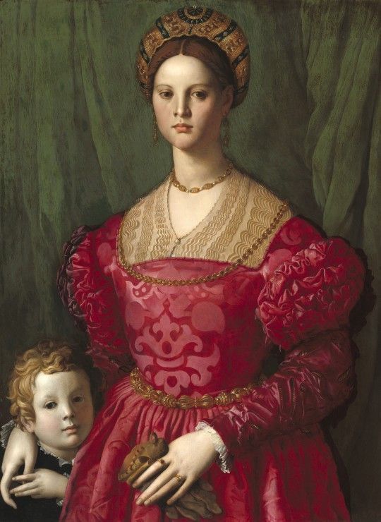 Grafika Puzzle 300 dílků Agnolo Bronzino: A Young Woman and Her Little Boy, 1 - obrázek 1