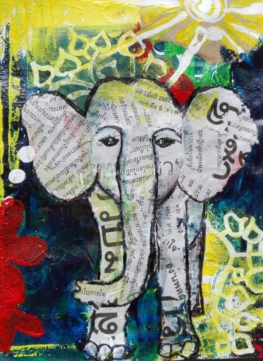 Grafika Puzzle 300 dílků Thai Elephant - obrázek 1