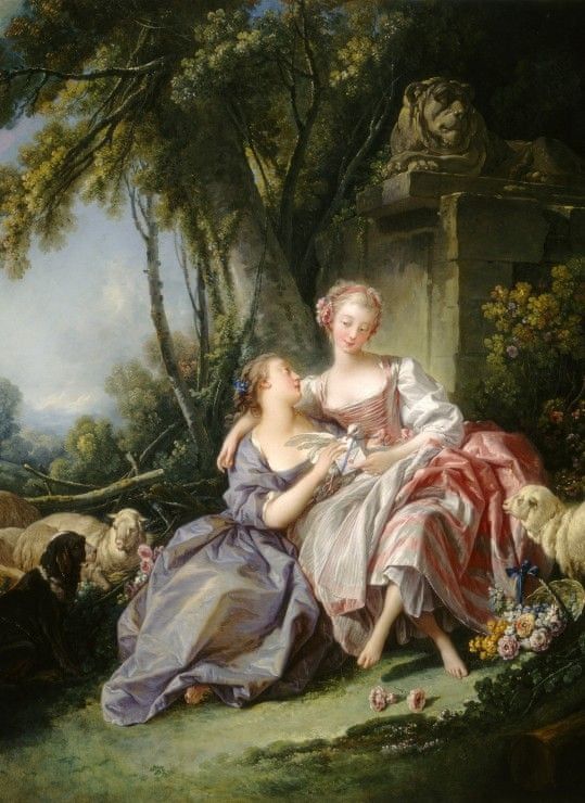 Grafika Puzzle 300 dílků François Boucher : The Love Letter, 1750 - obrázek 1