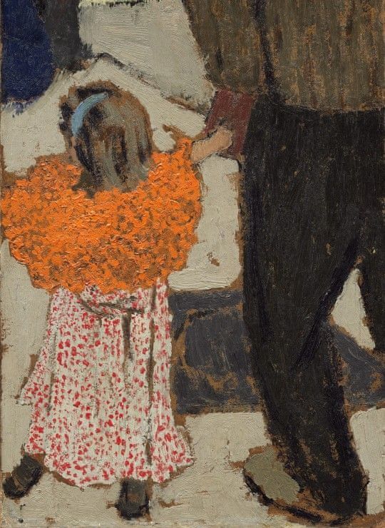 Grafika Puzzle 300 dílků Edouard Vuillard: Child Wearing a Red Scarf, 1891 - obrázek 1