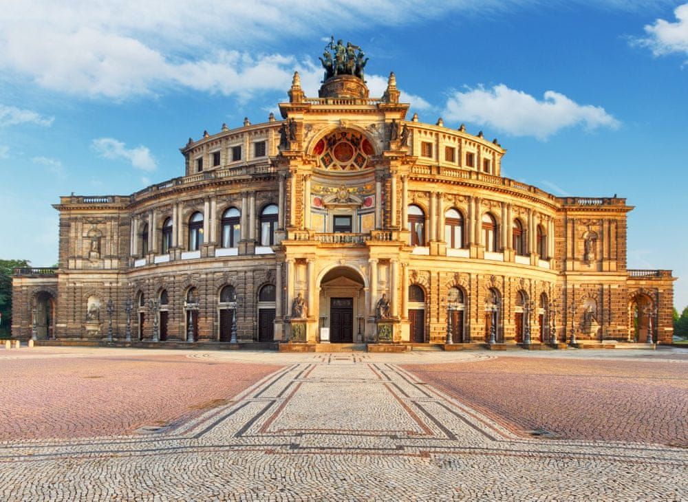 Grafika Puzzle 300 dílků Deutschland Edition - Dresden, Opera House Semperope - obrázek 1