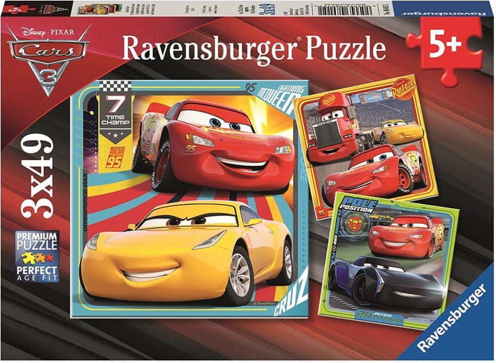 Ravensburger 3 Puzzles - Cars 3 - obrázek 1