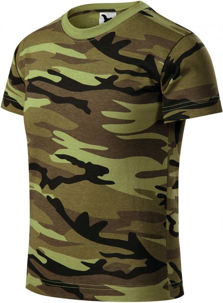 Malfini Camouflge green dětské tričko maskáčové - obrázek 1