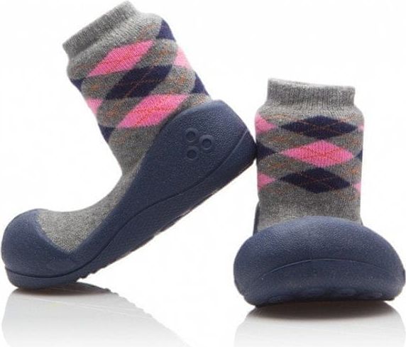 Attipas Chlapecké botičky Argyle Navy 22,5 modro-šedá - obrázek 1