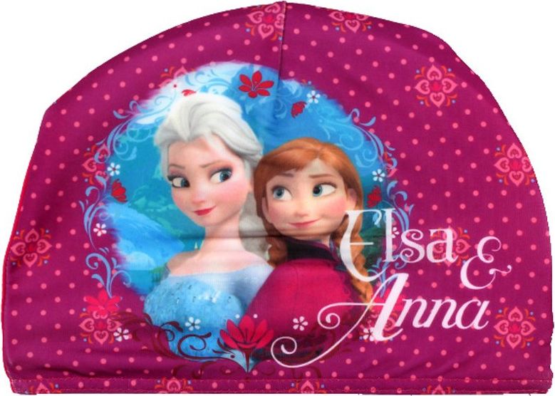 Setino · Dětská / dívčí plavecká / koupací čepice Ledové království - Frozen - s obrázkem princezen Anny a Elsy - obrázek 1