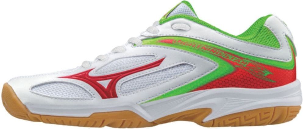Mizuno Lightning Star Z3Jr/Wht/ChineseRed/GreenGeck/38.0/5.0 - obrázek 1