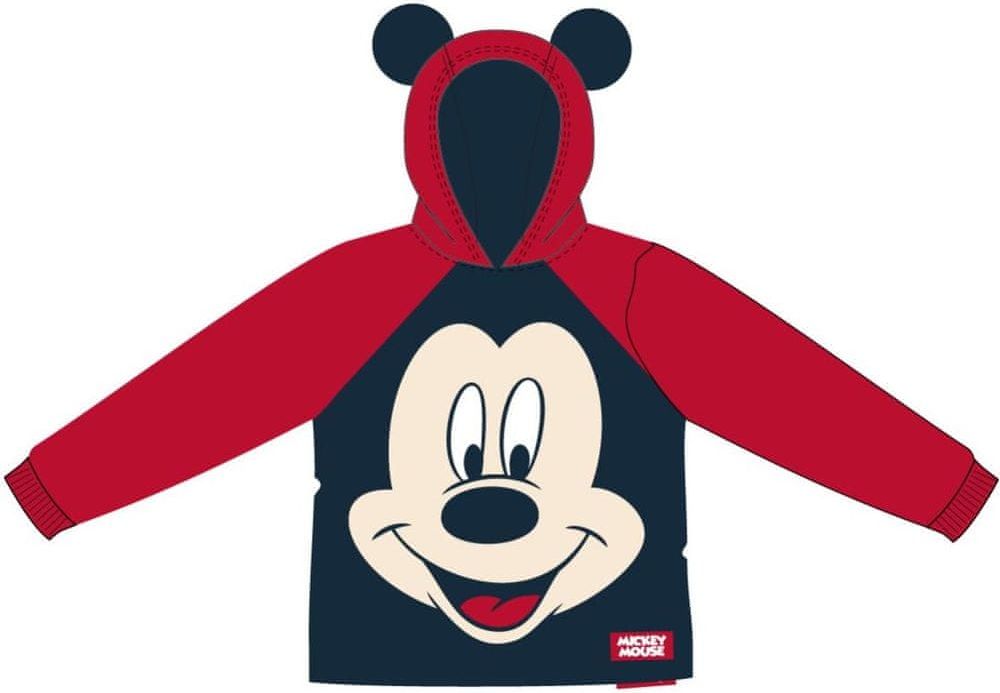 Disney chlapecká mikina Mickey Mouse 116 černá/červená - obrázek 1