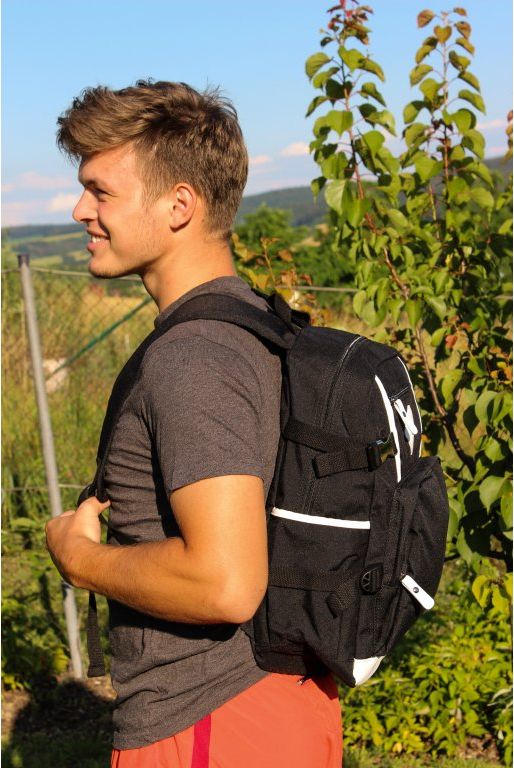 Unisex školní batoh TopBags Leisure - Black 19 l - obrázek 3