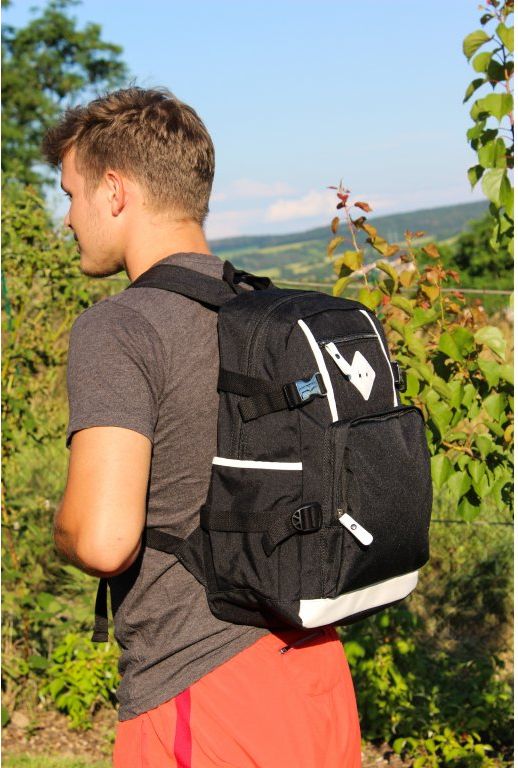 Unisex školní batoh TopBags Leisure - Black 19 l - obrázek 4