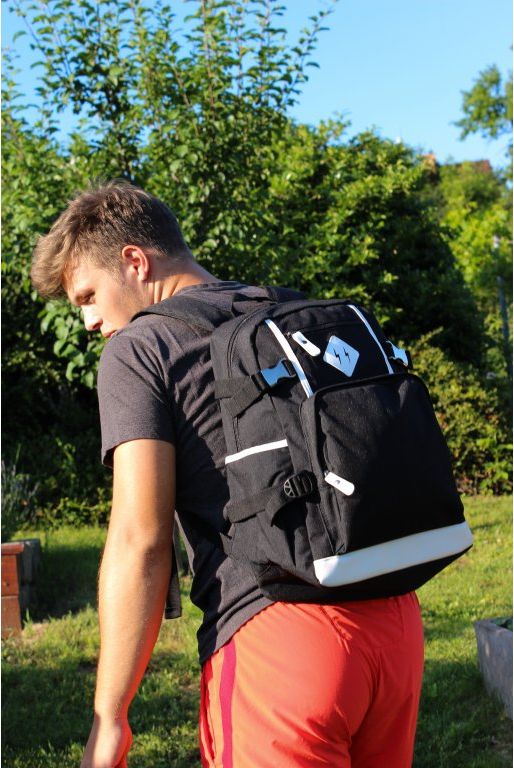 Unisex školní batoh TopBags Leisure - Black 19 l - obrázek 5