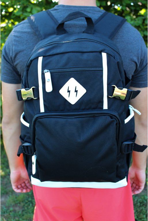 Unisex školní batoh TopBags Leisure - Black 19 l - obrázek 6