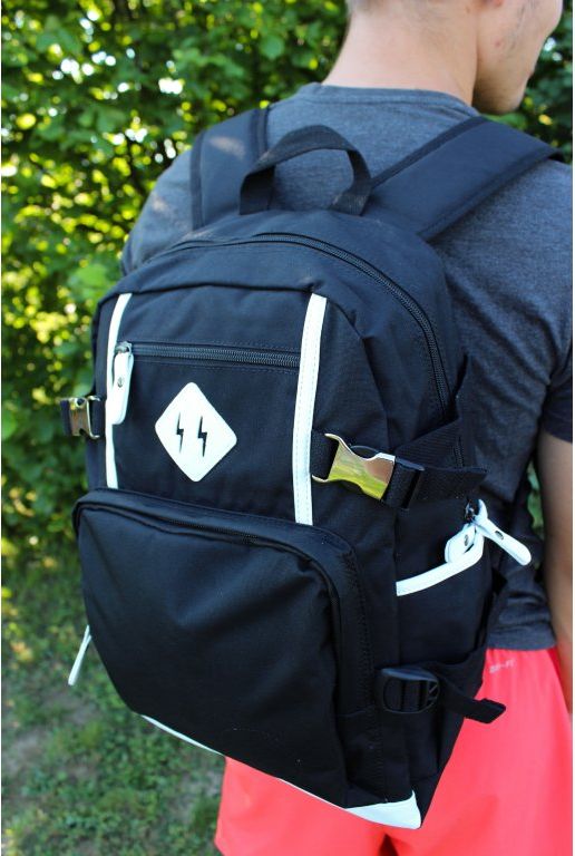 Unisex školní batoh TopBags Leisure - Black 19 l - obrázek 7