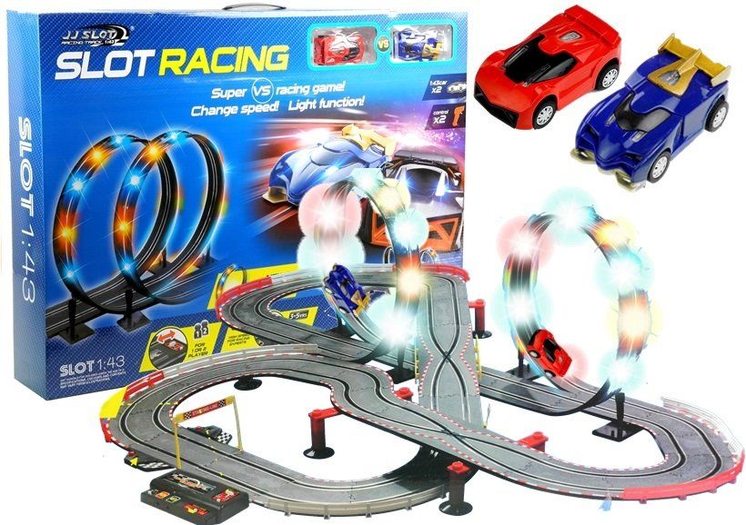 Mamido  Autodráha se světelnou smyčkou 1:43  ZKT.JJ85-2 - obrázek 1