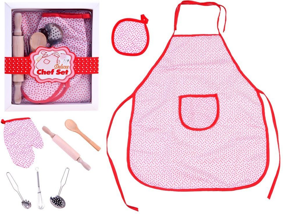 Mamido Kuchyňský set - zástěra, rukavice, váleček J.ZA2788 - obrázek 1