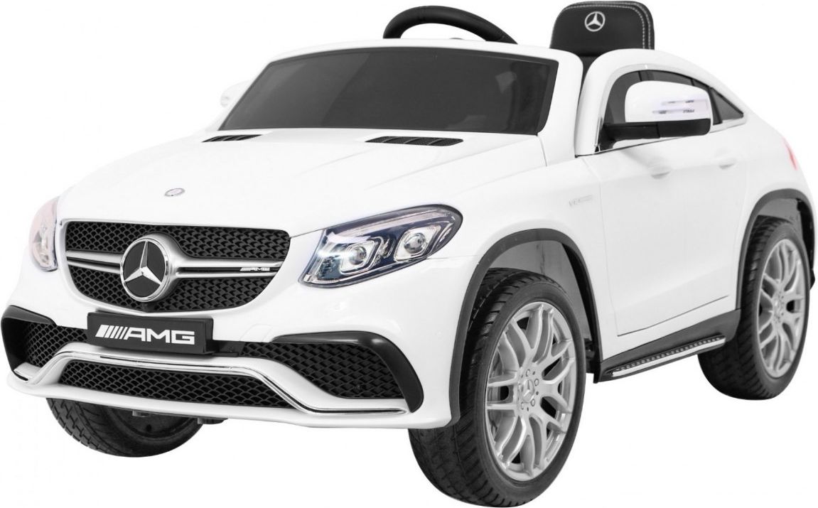 Mamido Dětské elektrické auto Mercedes Benz GLE63 AMG bílý PA.A005.BIA - obrázek 1