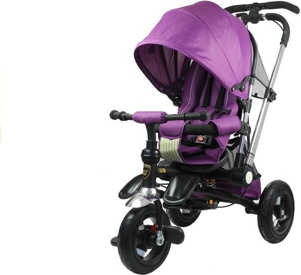 Mamido Dětská tříkolka PRO700 fialová L.2599 - obrázek 1