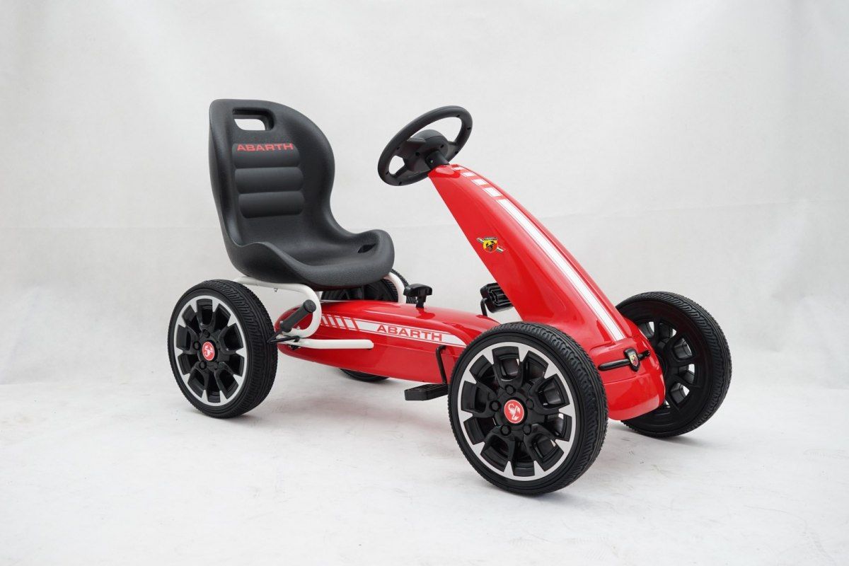 Mamido ABARTH šlapací motokára červená 9388A.CR - obrázek 1