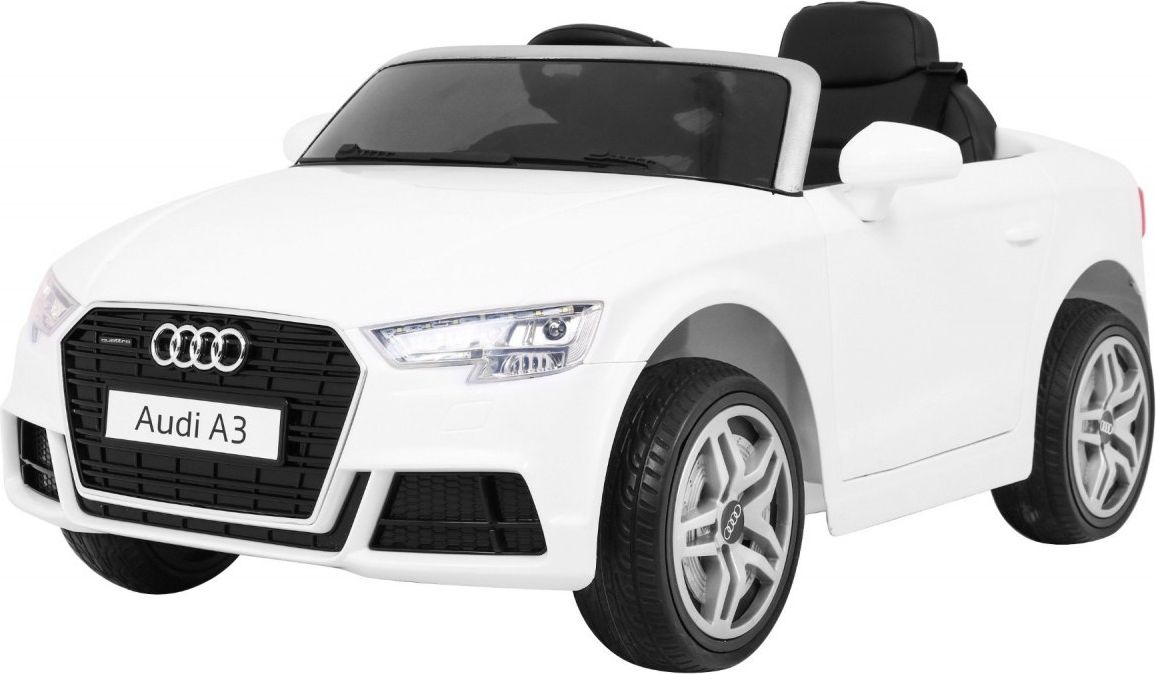 Mamido Dětské elektrické auto Audi A3 bílé 1688 - obrázek 1