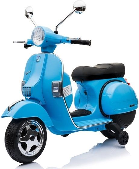 Mamido Vespa elektrický skútr 2x45W modrá 3916 - obrázek 1