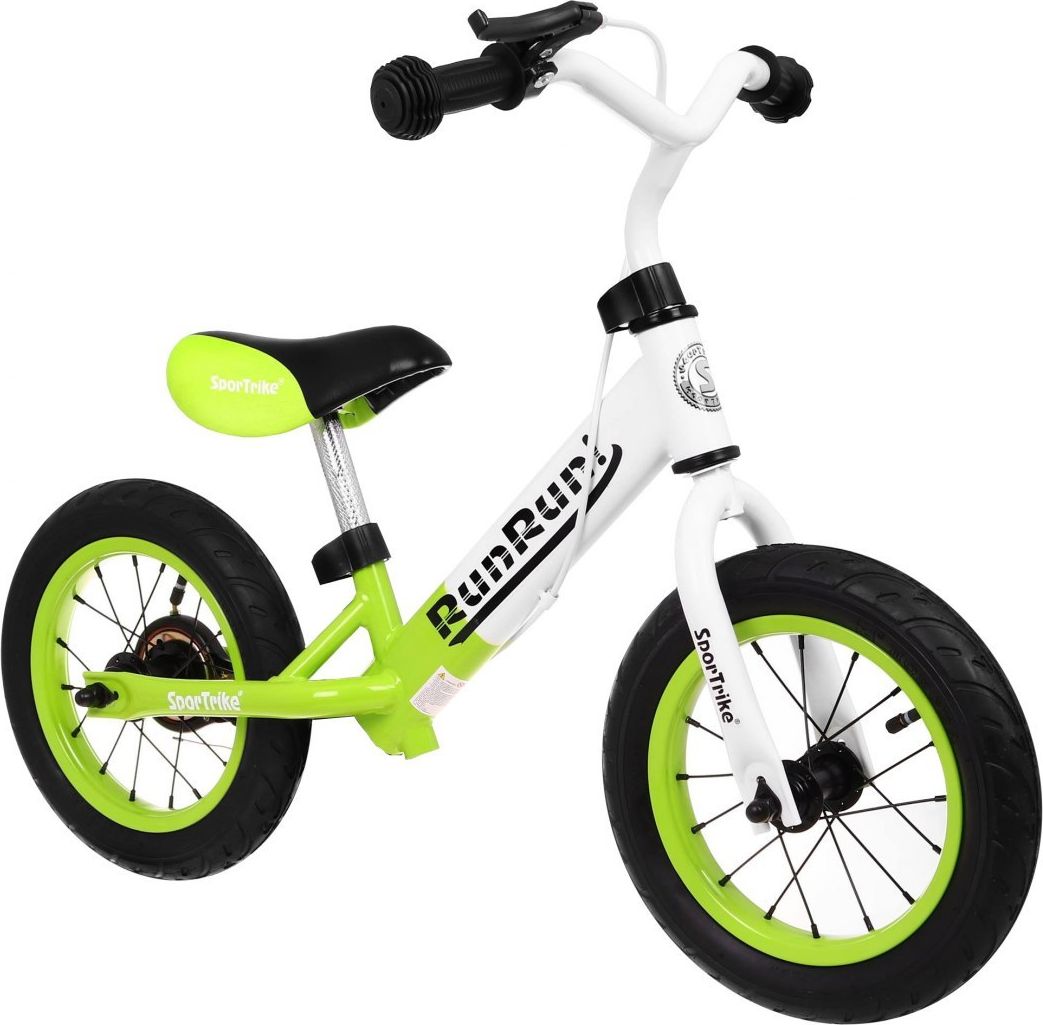 Mamido Dětské kovové odrážedlo Sportrike Run Run nafukovací kola zelené WB-31 Z - obrázek 1