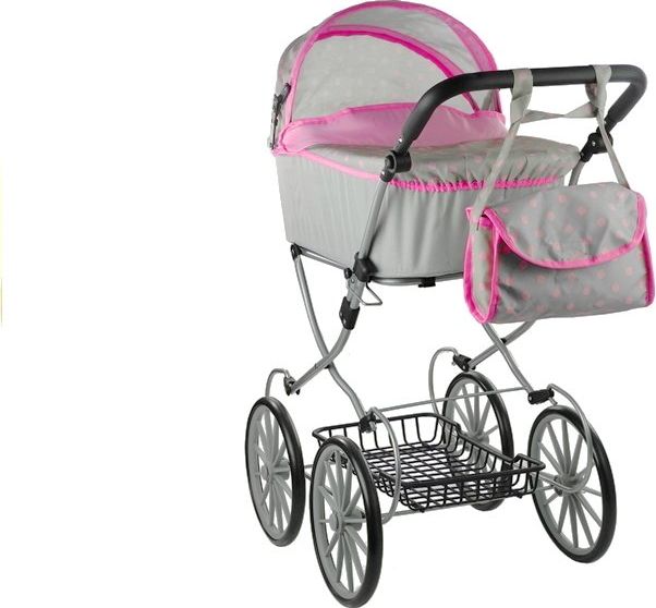 Mamido Hluboký retro kočárek pro panenky 3826 - obrázek 1
