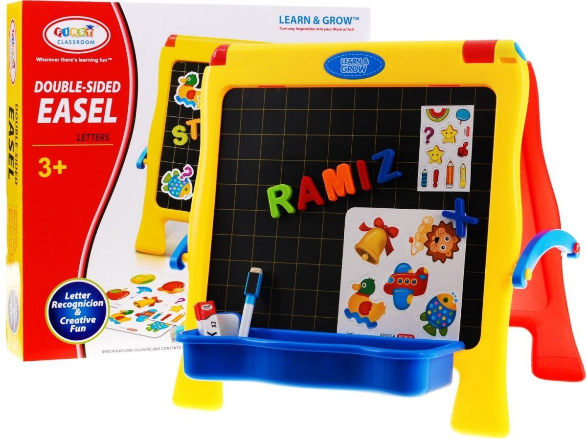 Mamido Přenosná oboustranná tabule s magnety 1128 - obrázek 1