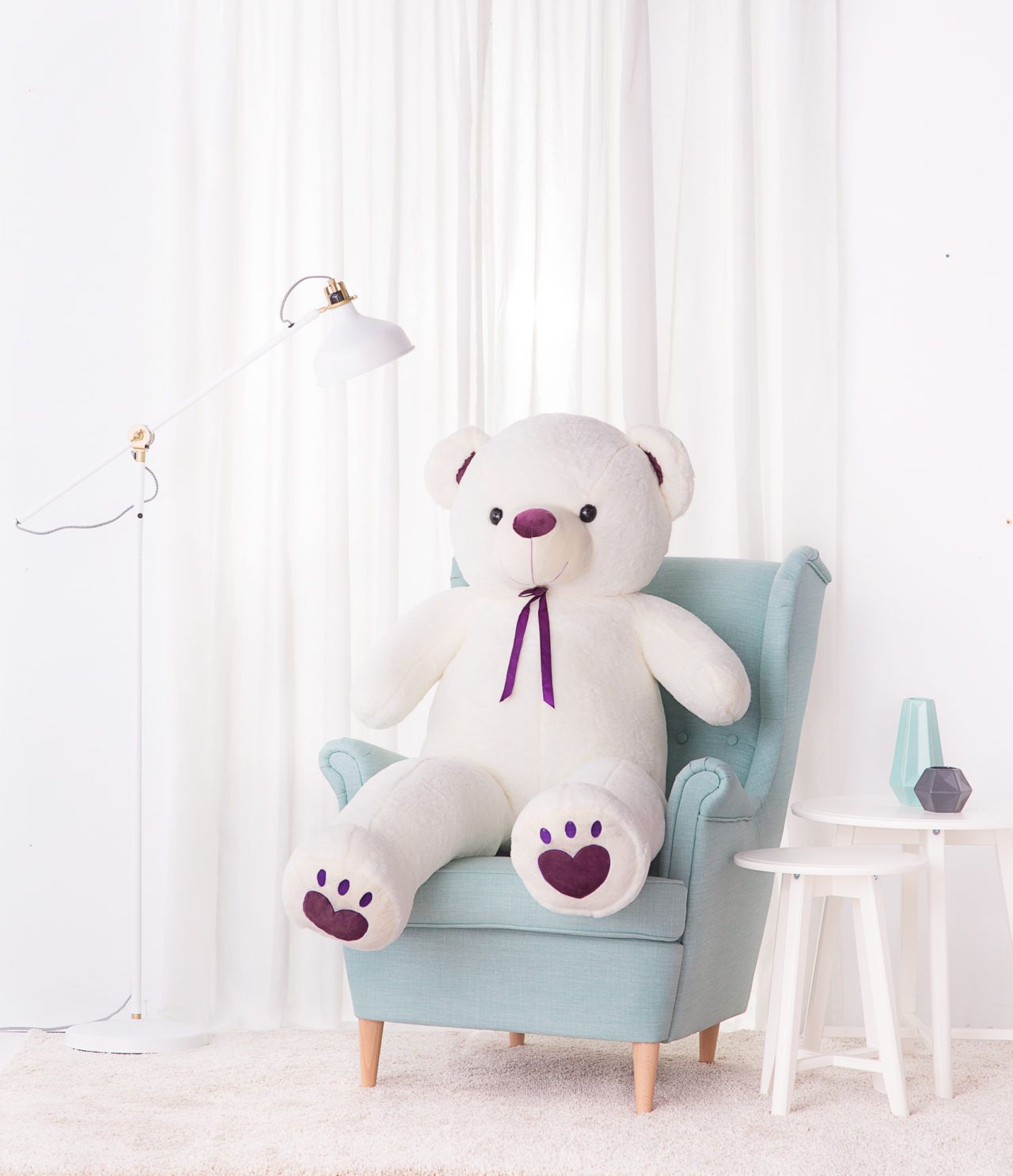 Mamido Velký plyšový medvěd XLVALOR 160 cm 0524300160849 - obrázek 1