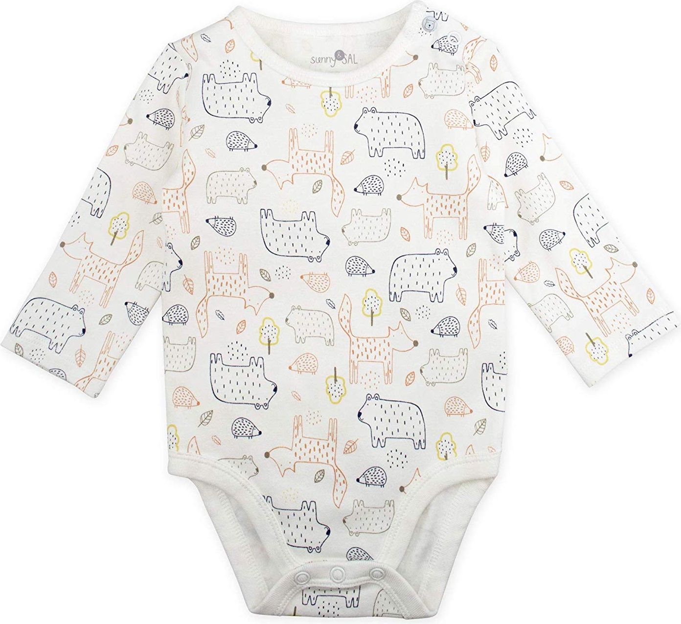 BCI COTTON Kojenecké body pro kluky medvídek komplet 5 kusů Velikost: 56 - obrázek 3