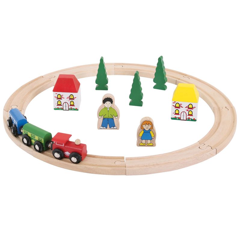 Bigjigs Rail Moje první vláčkodráha 20 dílů poškozený obal - obrázek 1