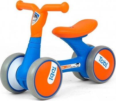 Dětské odrážedlo Milly Mally Tobi orange-blue, Multicolor - obrázek 1