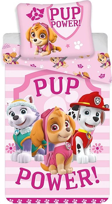 JERRY FABRICS Povlečení Paw Patrol Power PP122 Bavlna 140/200, 70/90 cm - obrázek 1