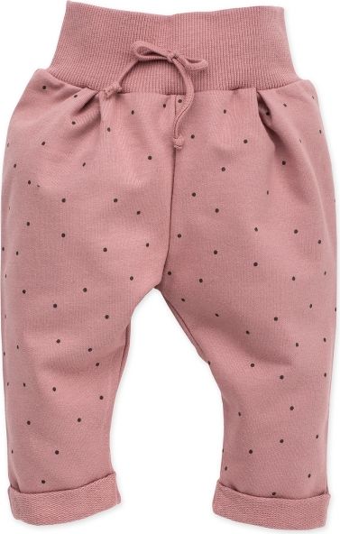 PINOKIO Pinokio Kojenecké tepláčky Petit Lou - pudrově růžová, vel. 86 - obrázek 1