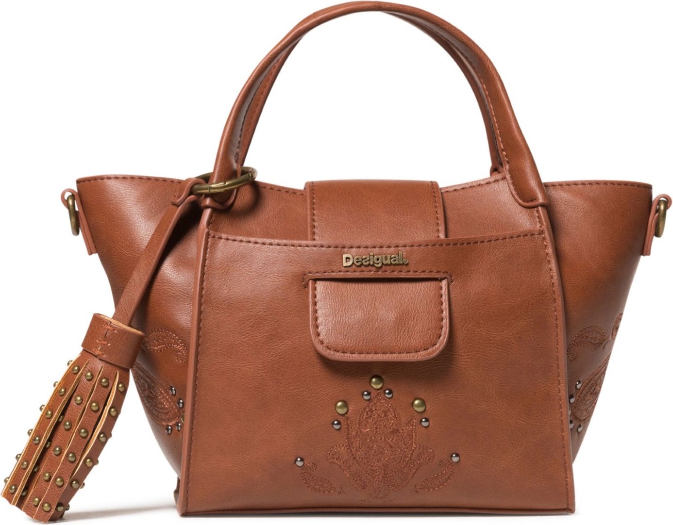 Desigual hnědá malá kabelka Bols Soft Henna Zaria Baby - obrázek 1