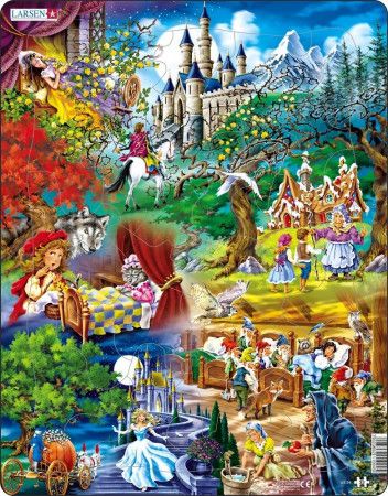 Puzzle Pohádky bratří Grimmů 33 dílků - obrázek 1