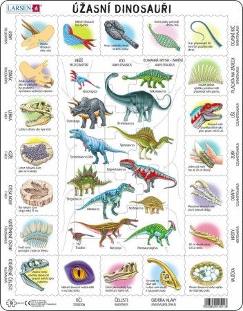 Puzzle Fascinující svět dinosaurů 35 dílků - obrázek 1
