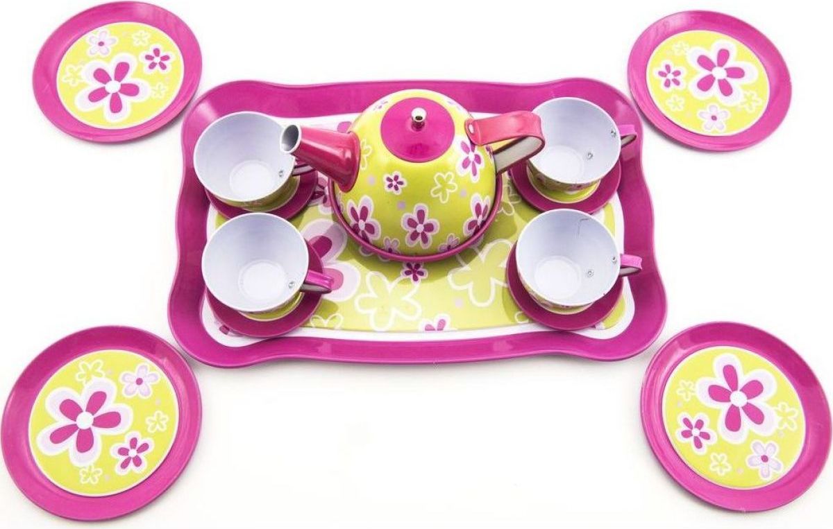 Plechová čajová sada 15 ks - obrázek 1