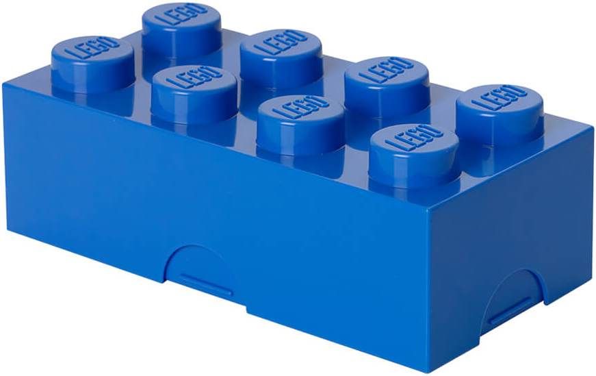 LEGO Box na svačinu 100 x 200 x 75 mm - modrý - obrázek 1