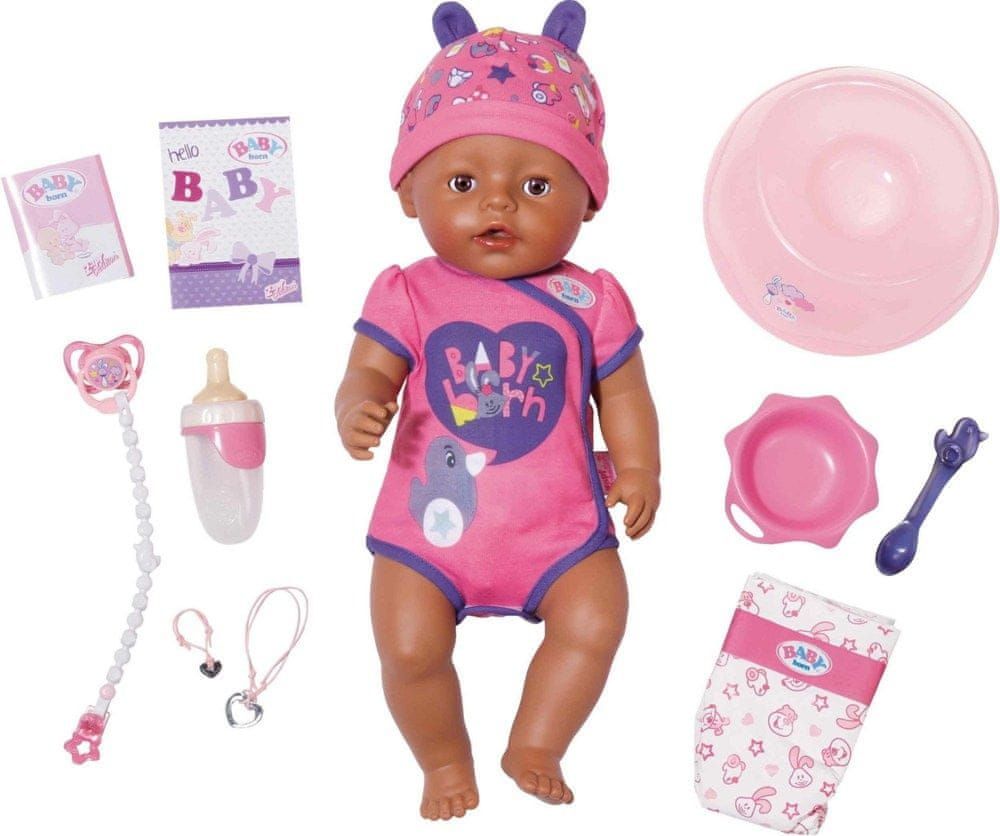 Zapf panenka BABY born, černoušek (od 3 let) - obrázek 1